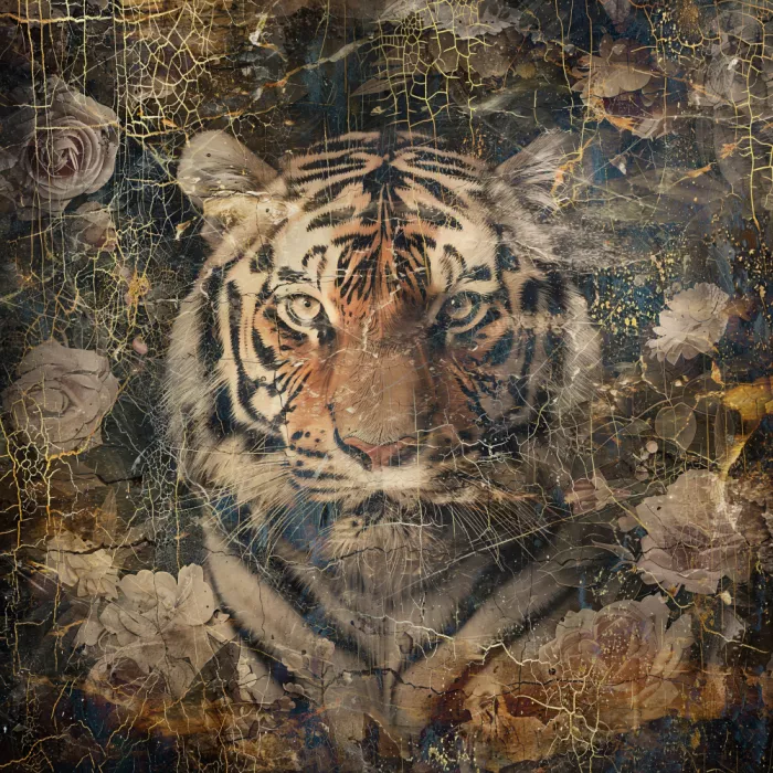 Kulik, Rafal: Florale Tiere Vintage Art Illustration 28