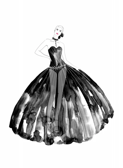 Blursbyai, Laiz Rosana: Beren Modeillustration