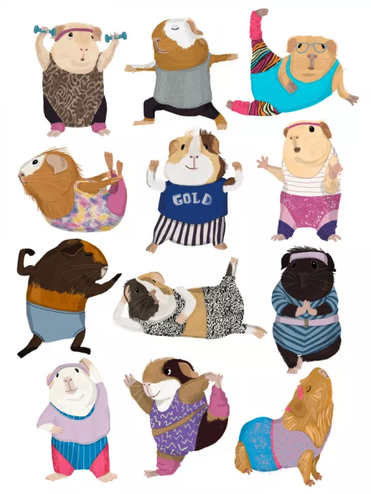 Melin, Hanna: Guinea Pig Aerobic Final
