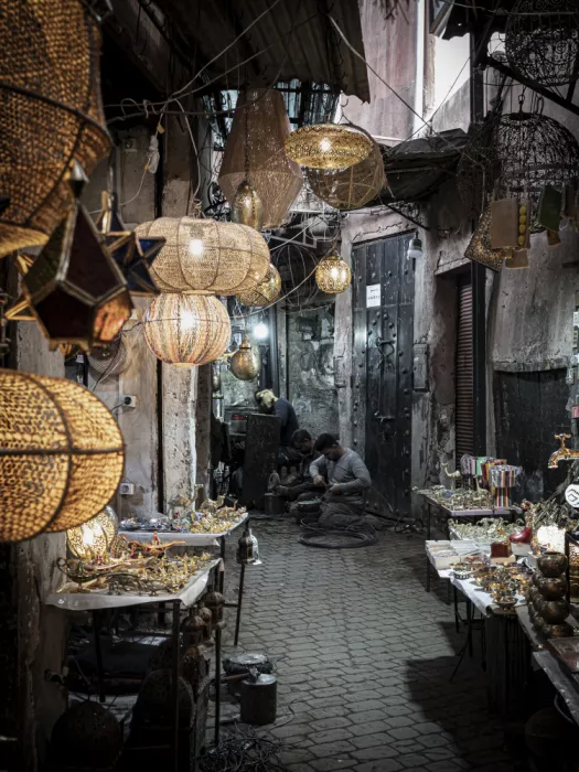 Molina, Elena: Travailler dans les rues de la médina de Marrakech