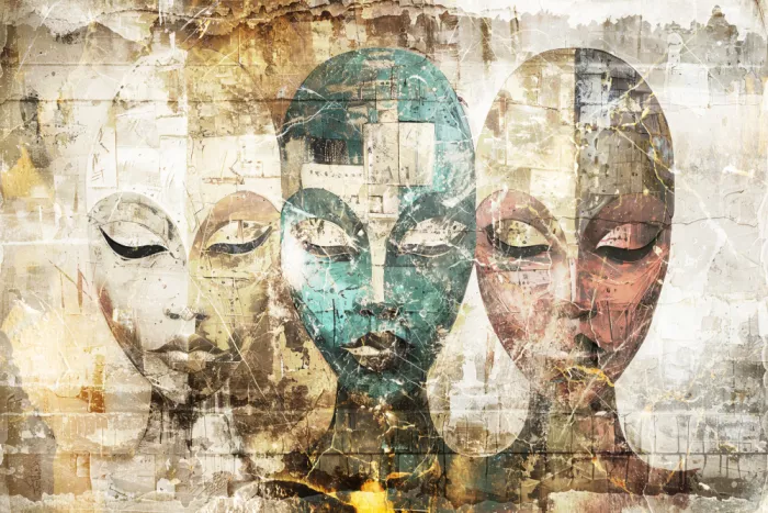 Kulik, Rafal: Art africain Illustration Peinture murale 039