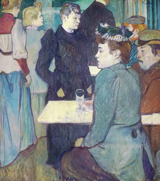 Toulouse-Lautrec, H.: Corner table at the Moulin de la Galette