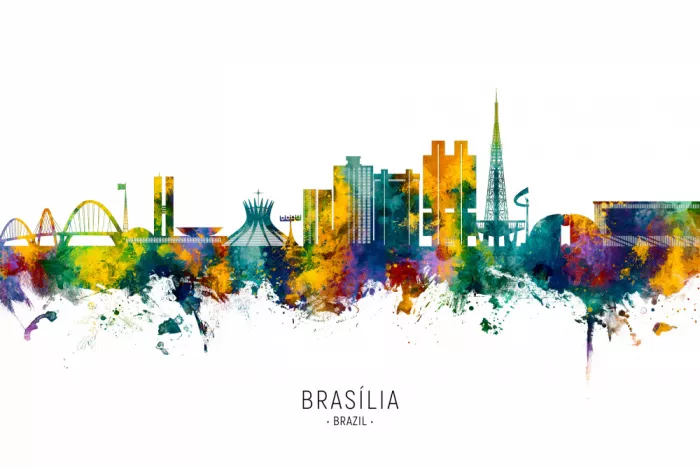 Tompsett, Michael: Brasilia Brésil Skyline