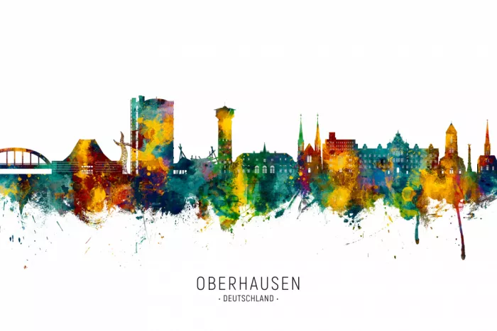 Tompsett, Michael: Oberhausen Allemagne Horizon urbain