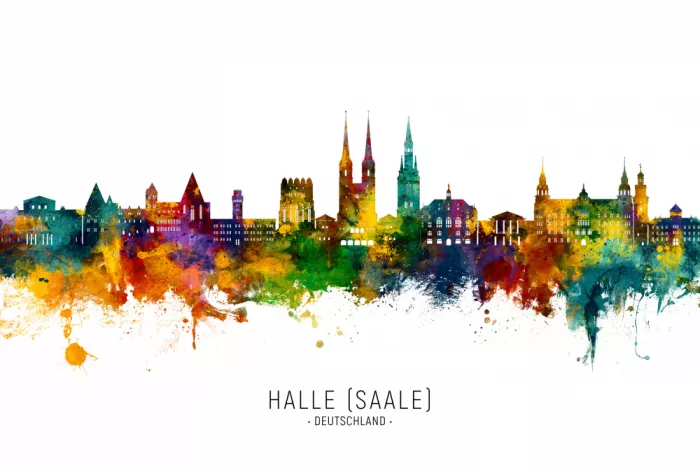 Tompsett, Michael: Halle (Saale) Germany Skyline