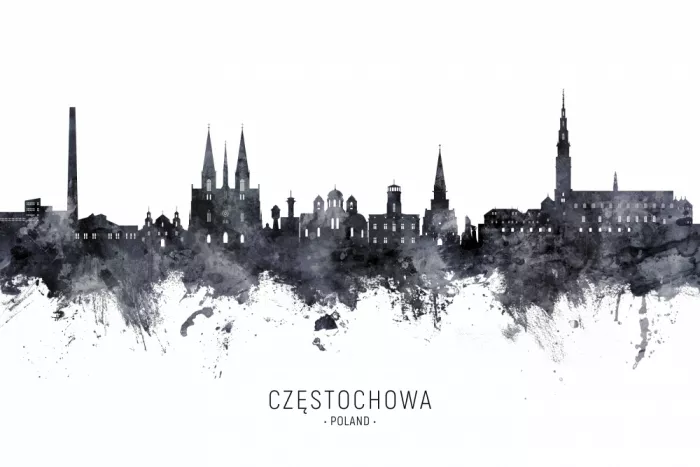Tompsett, Michael: Czestochowa Poland Skyline