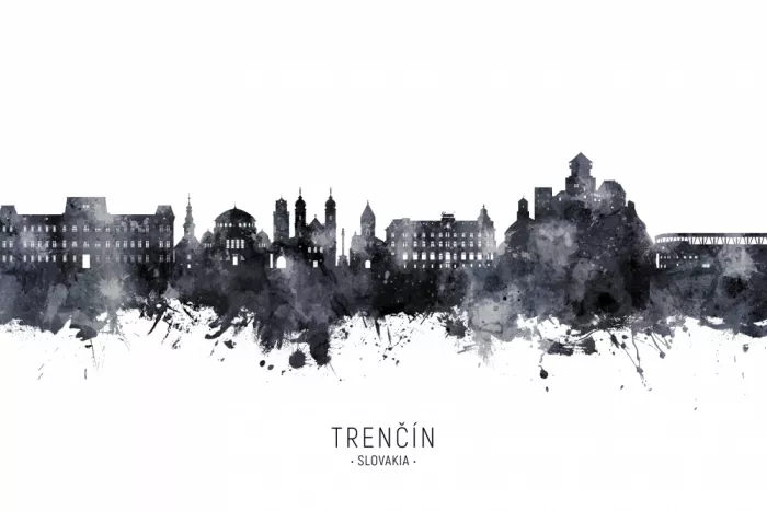 Tompsett, Michael: Trenčín Slovakia Skyline