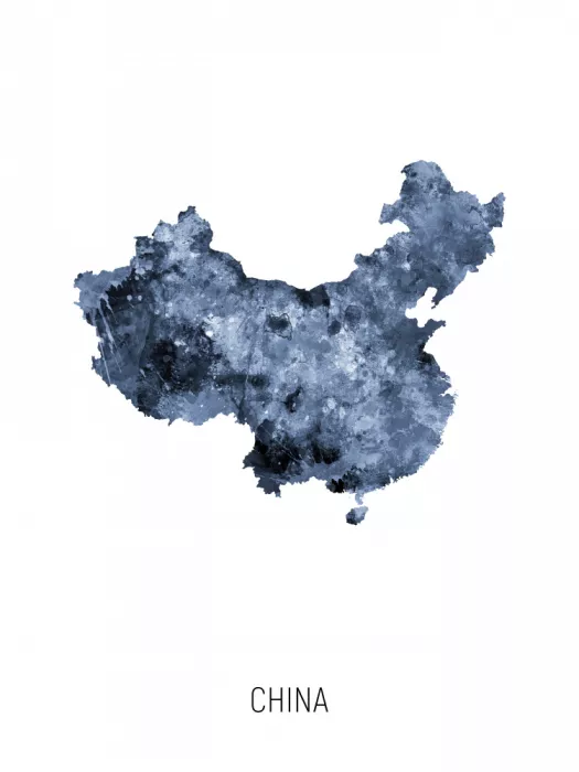 Tompsett, Michael: China Aquarellkarte