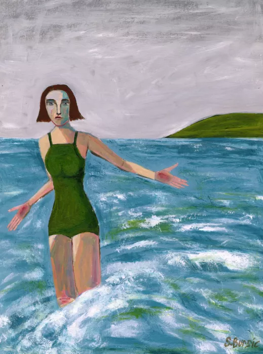 Bursic, Sharyn: Femme au bord de la mer