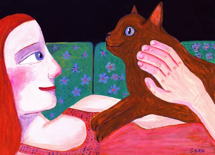 Bursic, Sharyn: Amoureuse des chats rouge