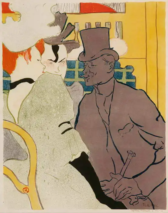 Toulouse-Lautrec, H.: Englishman at the Moulin Rouge