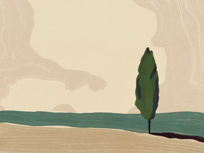 Dean, Little: Arbre Solitaire Sérénité
