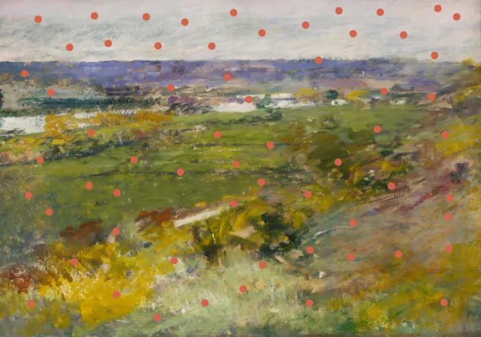 Concept, Art The: Landscape and Dots