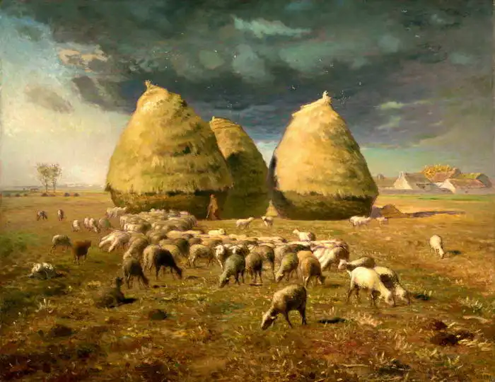 Millet, J. F.: Barns - Autumn
