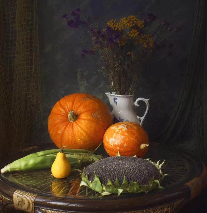 UstinaGreen: Still Life with the Pumpkins
