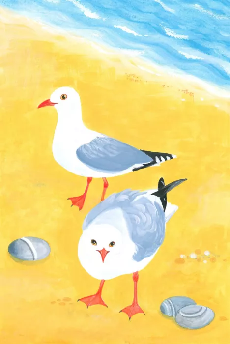 Brent, Isabelle: Mouettes au bord de mer