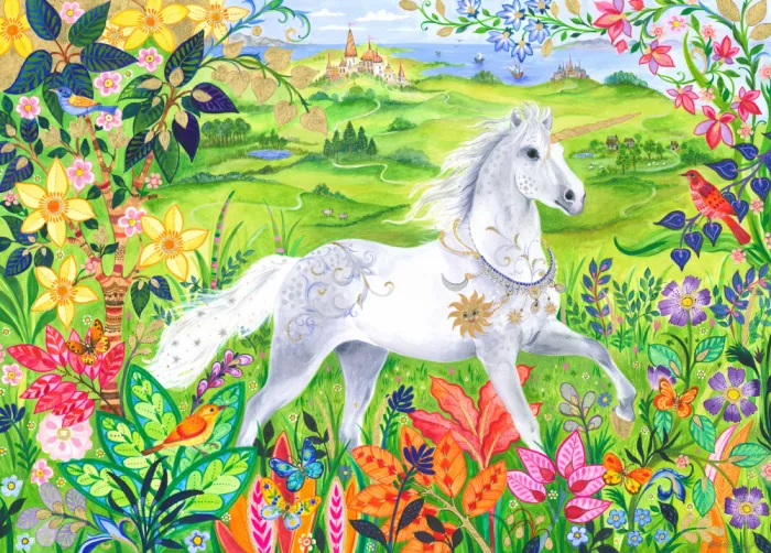 Brent, Isabelle: Cheval blanc majestueux