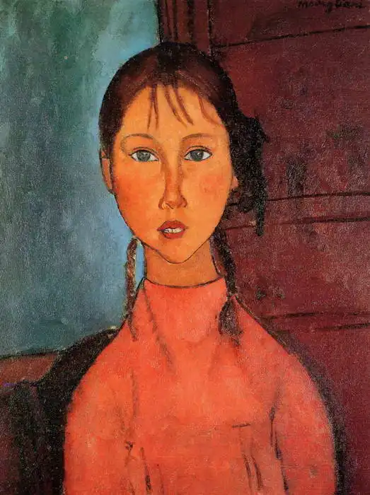 Modigliani, Amadeo: Girl with braids