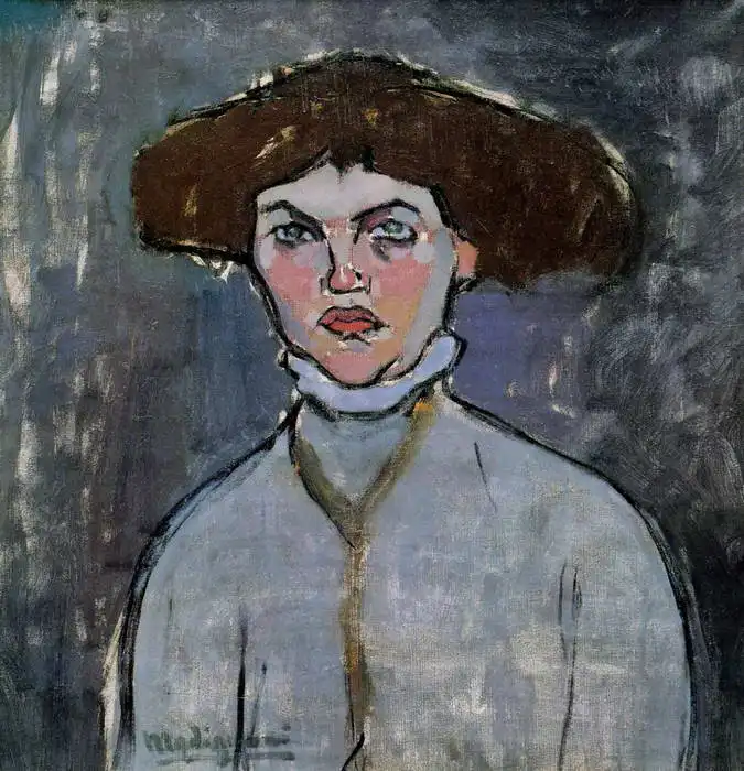 Modigliani, Amadeo: Der Kopf einer jungen Frau
