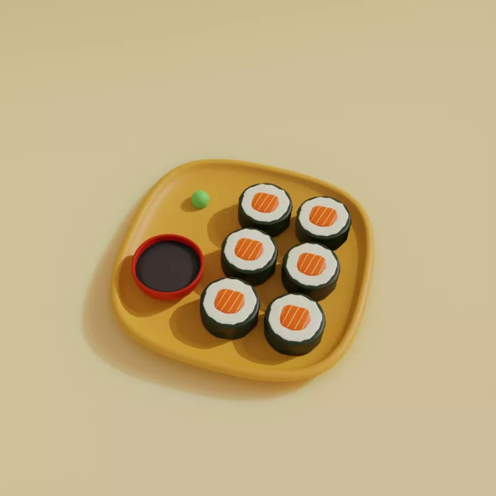 Ramiro, Julia: Assiette de sushi maki