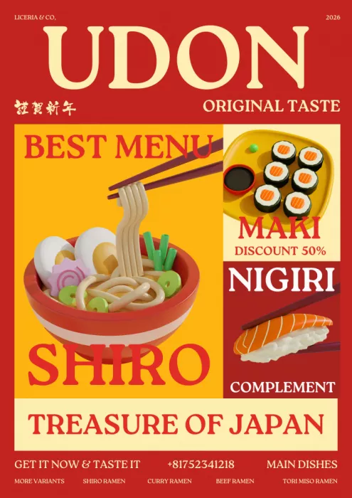 Ramiro, Julia: Affiche Udon