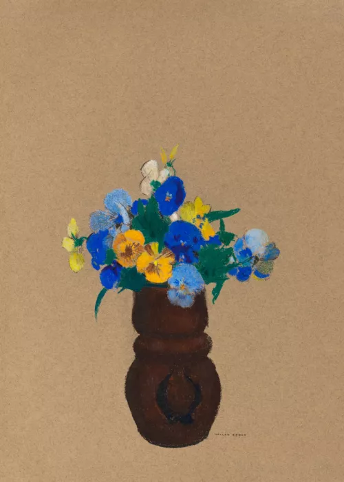 Redon, Odilon: Pansies
