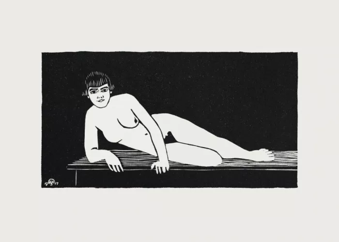 Jessurun, Samuel: Reclining Nude Figure