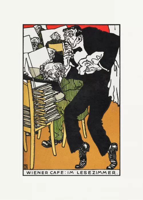 Jung, Moriz: Vienesse Café  In the Reading Room