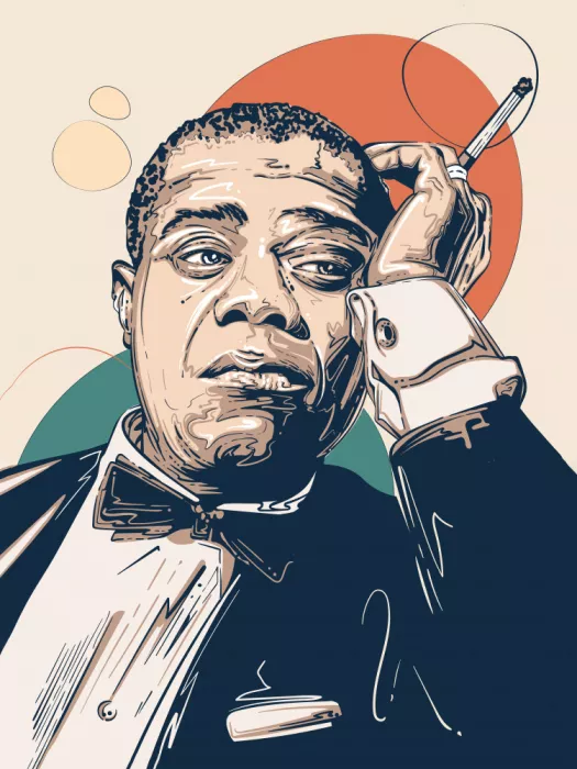 Retrodrome: Louis Armstrong Portrait