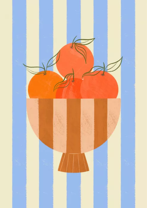 Donne, Melissa: Bowl of Oranges