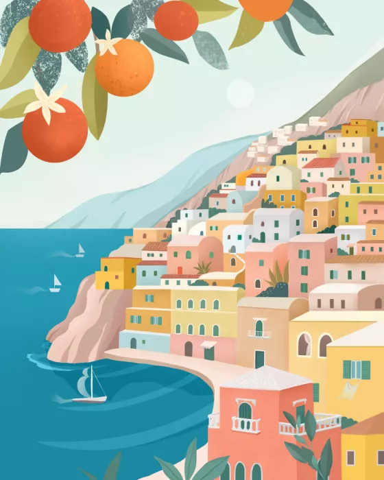 Lizde, Petra: Positano Coast Italy