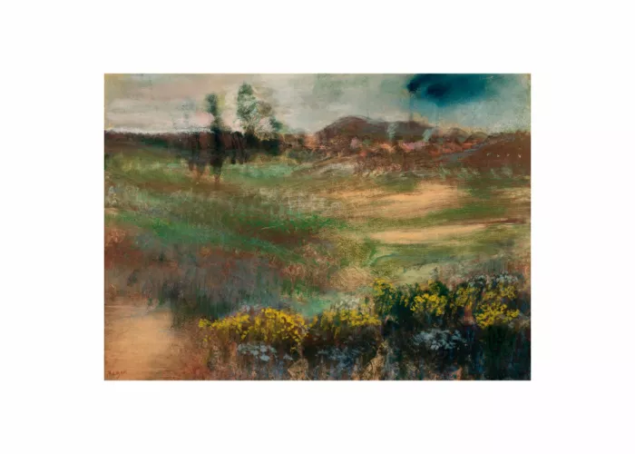 Degas, Edgar: Landscape With Smokestacks  No.2