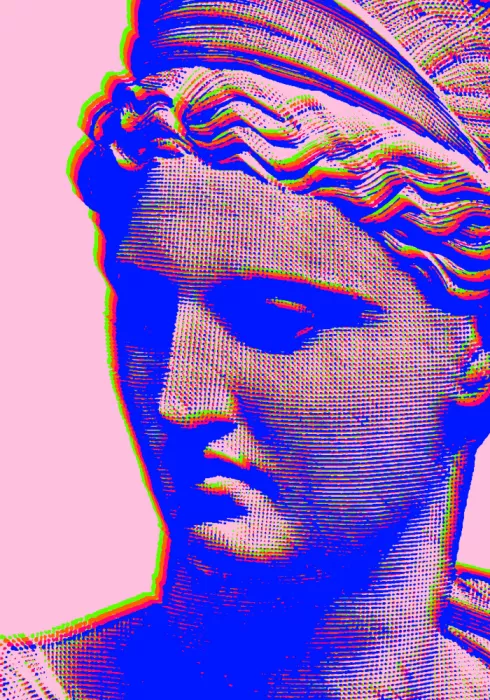 Fritsch, Athene: Vibrant Glitch Bust