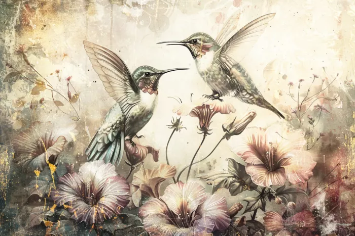 Kulik, Rafal: Oiseau, Oiseaux, Animal - Illustration Art Vintage Wallart 09