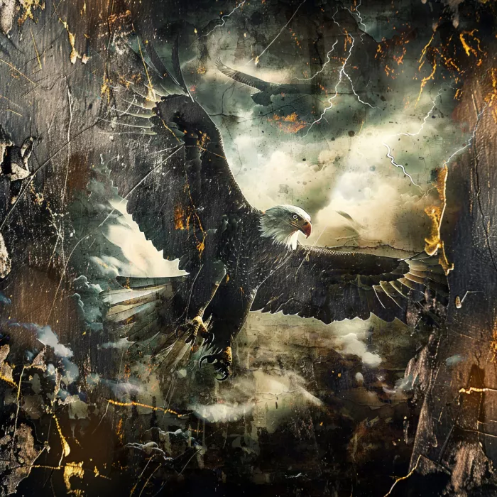 Kulik, Rafal: Eagle Animal Vintage Art Illustration Wallart 01