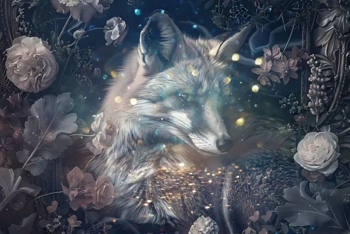 Kulik, Rafal: Renard Animal Art Vintage Illustration Décoration Murale 03