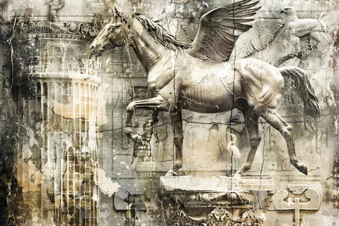 Kulik, Rafal: Cheval Animal Art Vintage Illustration Murale 15
