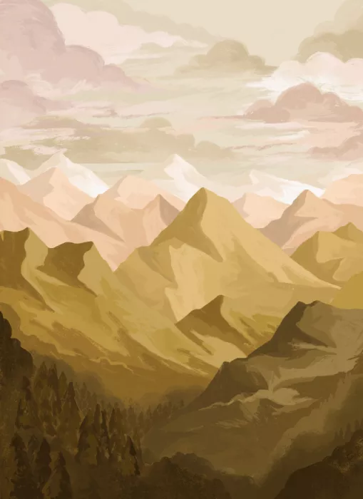 Blauw, Goed: Vue sur la montagne