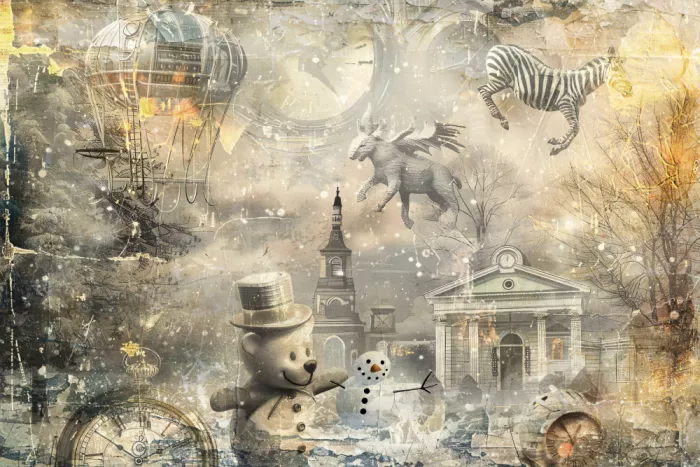 Kulik, Rafal: Fable Surréelle Art Abstrait Illustration Art Mural 105