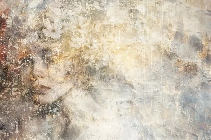 Kulik, Rafal: Portrait de femme art abstrait illustration art mural 32