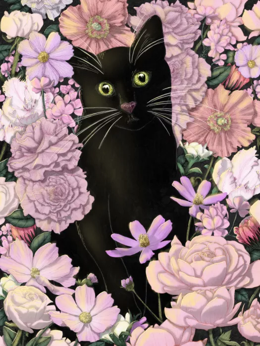 Mazur, EC: Garden Cat Pink Original