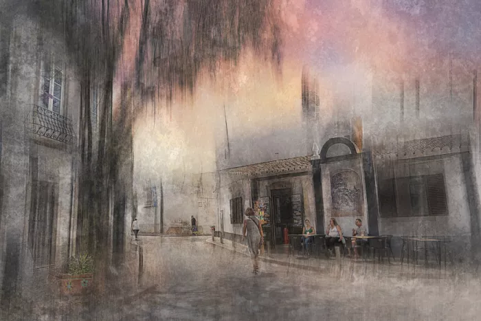 Linden, van Jan: In the streets of Estoi, Portugal