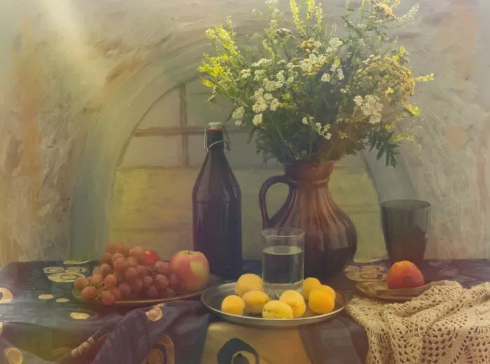 UstinaGreen: Still Life with Fruits