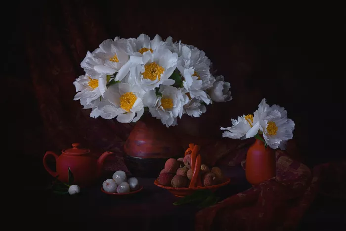 Jacobs, Lydia: Litchi e Peonia