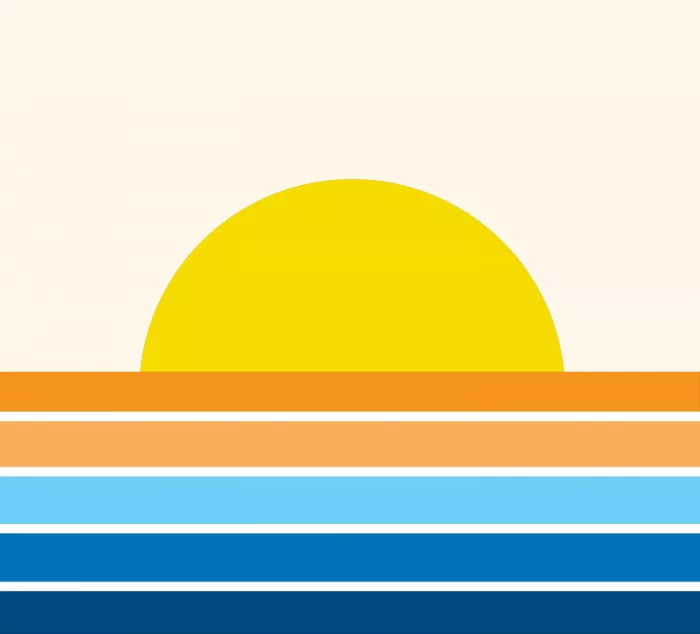 Baker, Bronwyn: Retro Beach 1