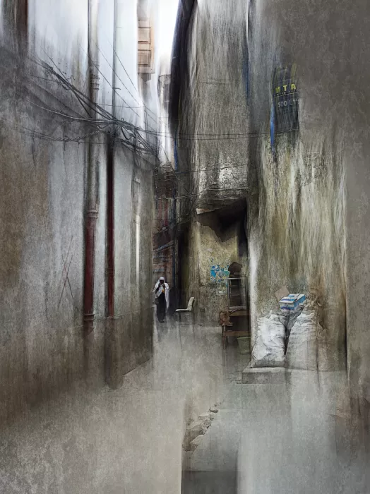 Linden, van Jan: In the streets of Stone Town, Zanzibar