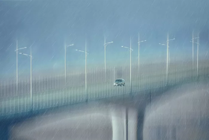(蔡明倫), Tsai MingLun: Auto na viadutu