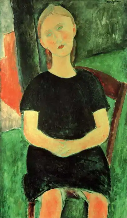 Modigliani, Amadeo: Fille assise
