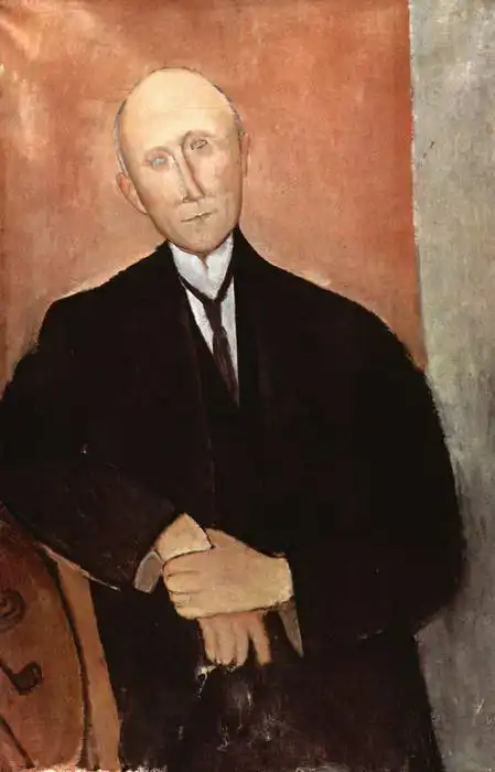 Modigliani, Amadeo: Sitzender Mann