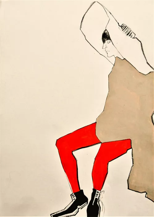 Schmitz, Doris: Woman With Hat
